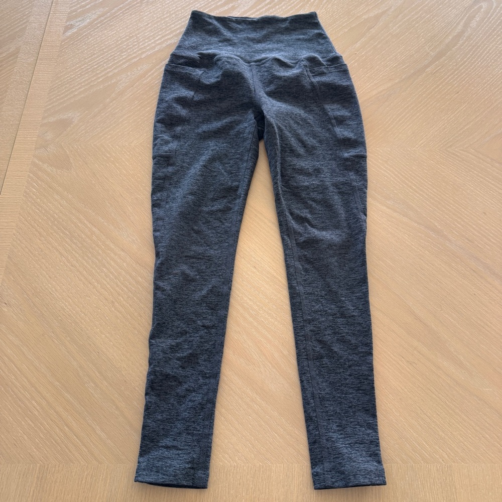 Beyond Yoga Charcoal High-Rise Leggings w/Side Pockets